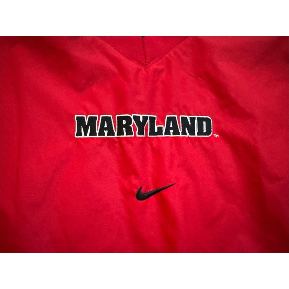 Vintage Y2K Maryland Terrapins 4XL Big & Tall Short Sleeved Windbreaker - Picture 5 of 13